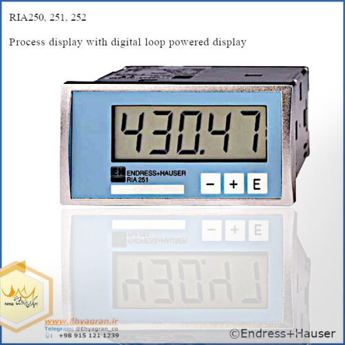 RIA251 صفحه نمایش خط و فرآیند RIA250-251-252 Process display