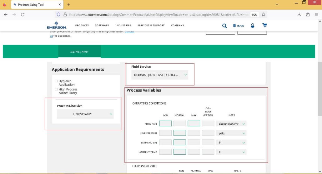 23 Process Variables راهنمای خرید از وب‌ سایت امرسون (Emerson.com)