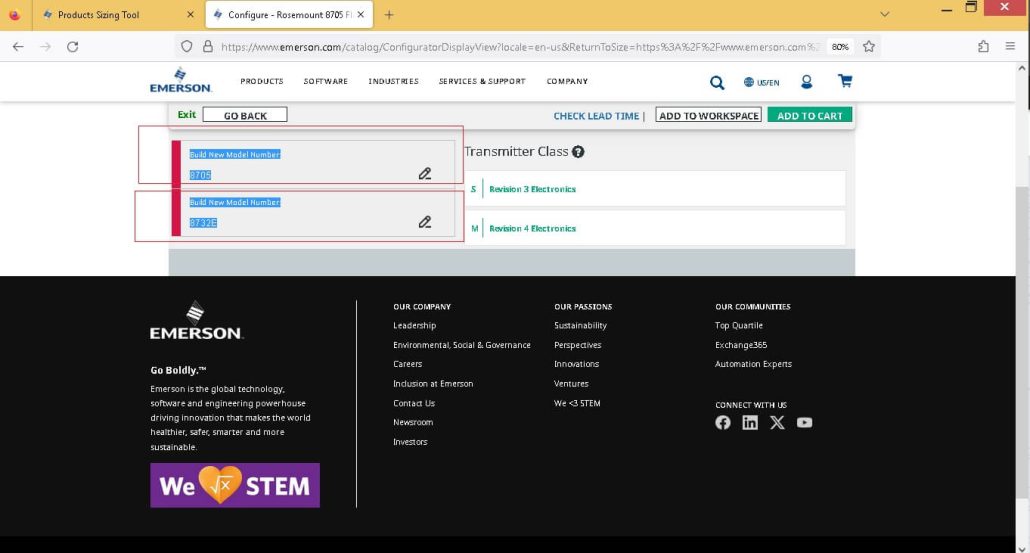 28 2 build راهنمای خرید از وب‌ سایت امرسون (Emerson.com)