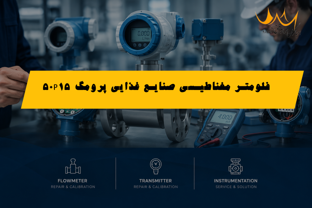 تعمیر فلومتر مغناطیسی صنایع غذایی برند اندرس مدل پرومگ 50P15