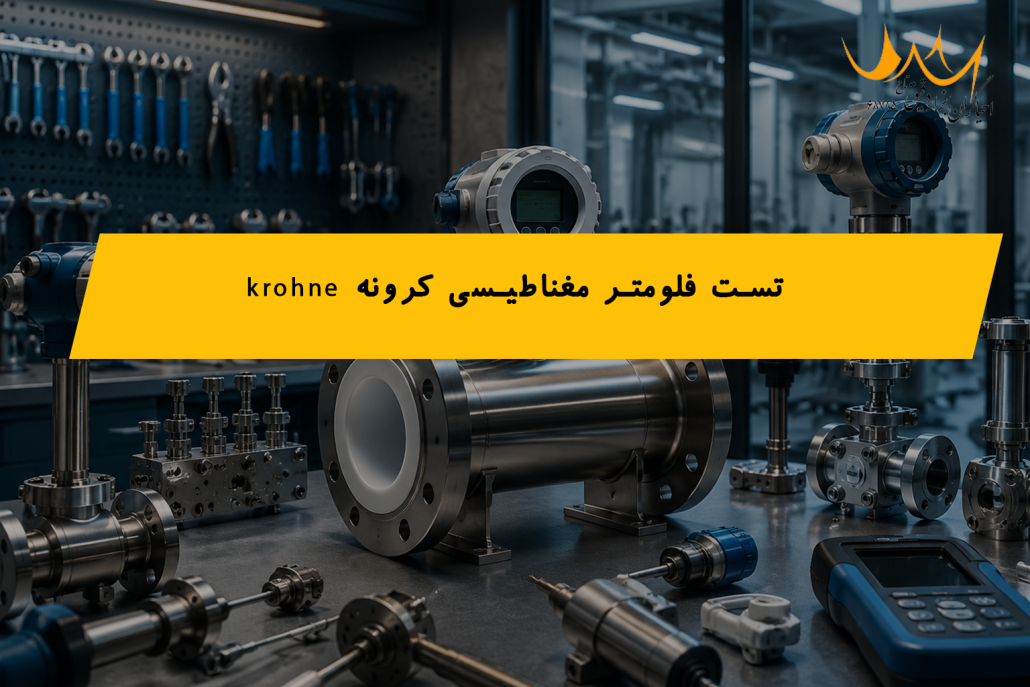 تست فلومتر مغناطیسی کرونه krohne